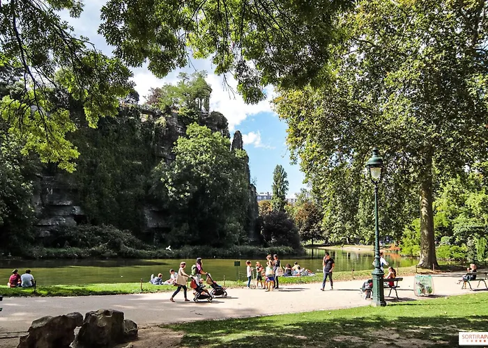 Bright Near Parc Des Buttes-chaumont Apartament Paryż